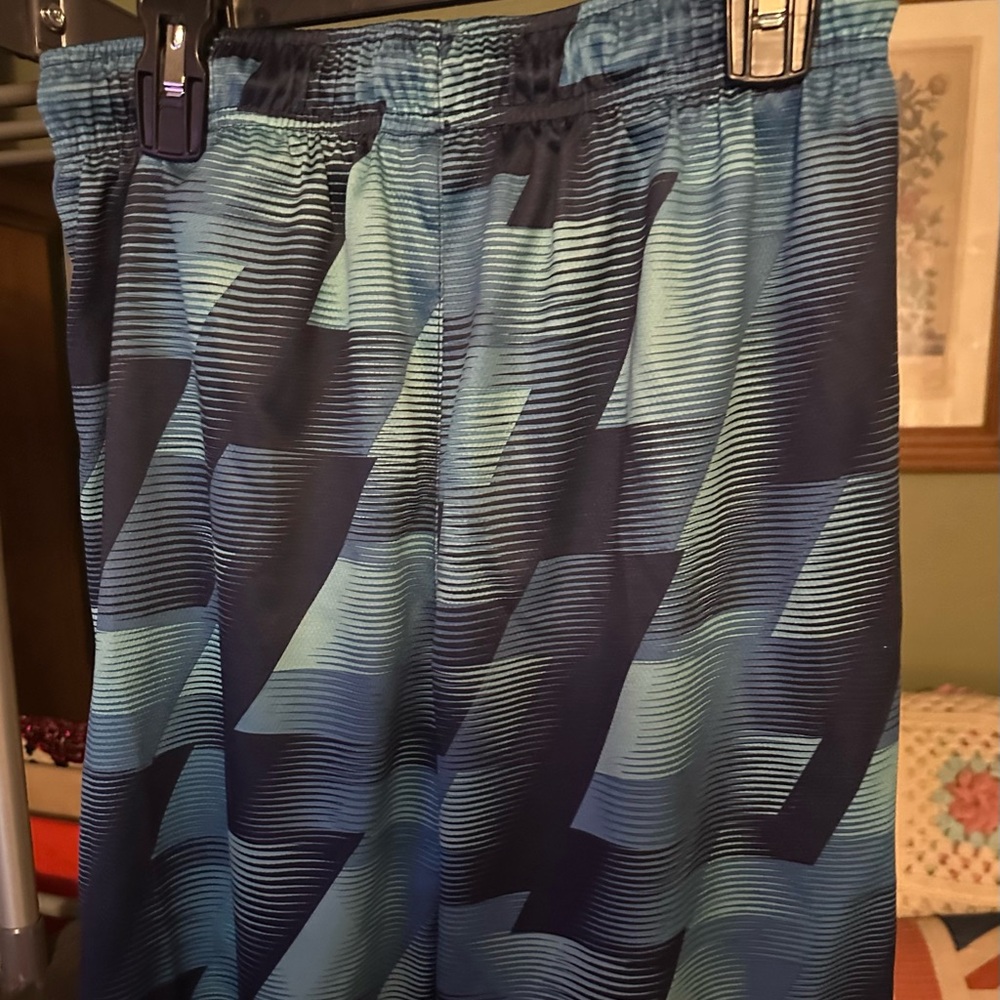 Boys size XL/14 polyester shorts with elastic waist & drawstring